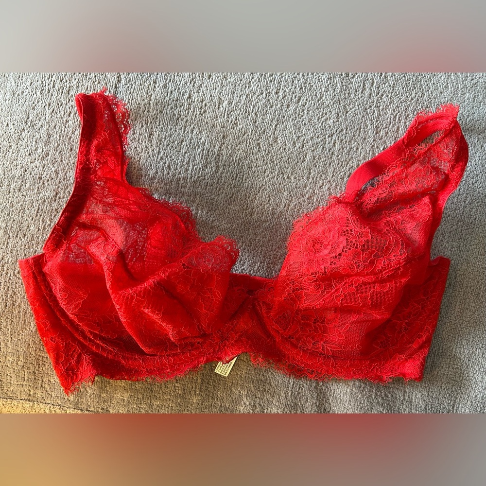 Soma Red Lace Underwire 38DDD